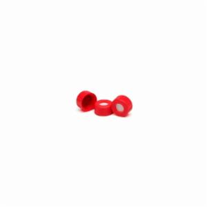 Agilent Screw caps, red, 100/PK 5182-0722