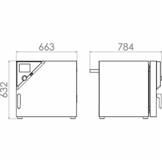 [BINDER GmbH] KT 시리즈, 열전 냉각 기능, 냉각 인큐베이터, KT 53 (Product No. 9020-0311)