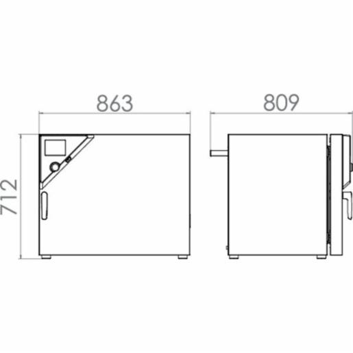 [BINDER GmbH] KT 시리즈, 열전 냉각 기능, 냉각 인큐베이터, KT115 (Product No. 9020-0313)