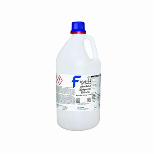 Thermo Fisher BioReagents,Ethanol,for molecular, 4 L BP2818-4