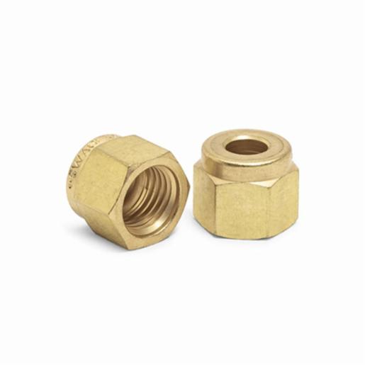 Agilent Nut, 1/4in Brass, 10/Pk 5180-4105